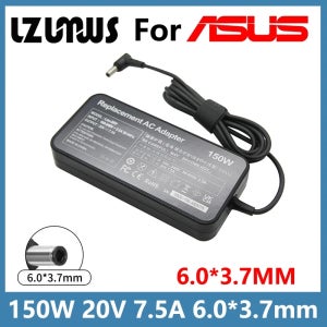 ASUS Rog용 AC 노트북 어댑터 충전기, 20V, 7.5A, 150W, 6.0x3.7mm, FX95D, VX60G, TUF 게이밍 A15, FX506lu, FX705G, FX