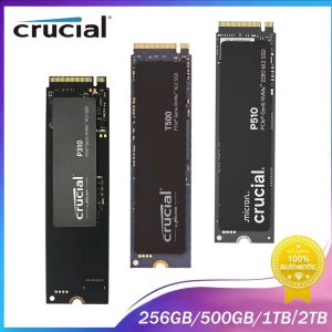 크루셜 P510 1TB PCIe Gen4 NVMe M.2 SSD 내장 하드 드라이브(OEM 패키지) & 크루셜 NVME 2280 P310 1TB SSD & 크루셜 T500 1TB