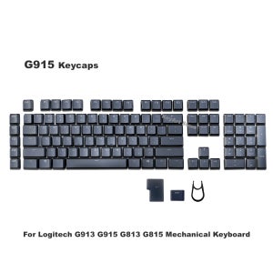검정색 백라이트 키캡, 109개 키 키캡 세트 로지텍 G915 G913 G813 G815 TKL RGB 기계식 게이밍 키보드와 호환 가능.