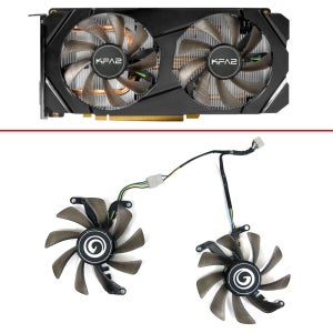 냉각 선풍기, KFA2 GALAX GeForce RTX 2060 2070 슈퍼 GTX1660 1660Ti GTX1660 슈퍼 그래픽 카드 선풍기 85mm 4 핀 TH9215S2H-
