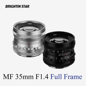 브라이트인 스타 35mm F1.4 풀프레임 수동 초점 프라임 렌즈(미러리스 카메라용)