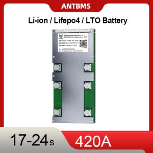 17-24S 420A 스마트 ANT BMS 18S 19S 20S 21S 22S 23S 고정밀 BMS (BT 앱 지원, 안드로이드 IOS 앱 모니터링, 60V 72V 84V)