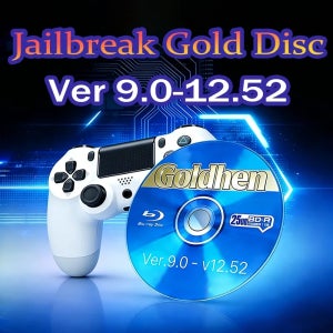 PS4용 Jailbreak Gold Disc 12.52 최신 펌웨어 지원 부팅 가능 홈브루 백업 게임 무료 증정 무선 게임 컨트롤러