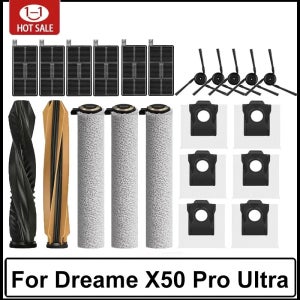 Dreame X50 Pro Ultra Aqua 10 Ultra Roller Complete / RLH31CE 액세서리 로봇 진공 청소기 메인 사이드 브러시 Hepa 필터