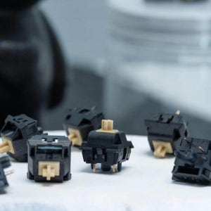 KeyGeek Y3 스위치 5핀 리니어 기계식 키보드 스위치 HIFI 사운드 32gf 40gf 48gf 53gf 공장 윤활처리된 대형 고급 커스텀 키트