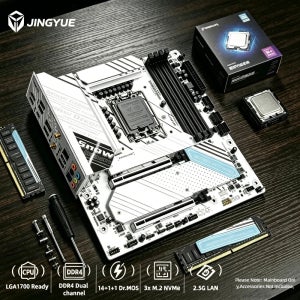 징웨 Z790Z690 스노우 드림 메인보드 D4 12/13/14세대 CPU 호환 ARGB 1700 Z790MDDR4 신형 메인보드