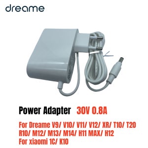 Dreame V9/ V10/ V11/ V12/ T10/ T20/ R10/ M12/ M13/ H12 용 기존 30V 0.8A 전원 어댑터 XIAOMI 1C K10 충전기와 호환 가능