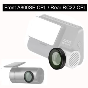 70mai Dash Cam A800SE CPL 필터용 70mai 후면 캠 RC22 CPL용 눈부심 감소 반사