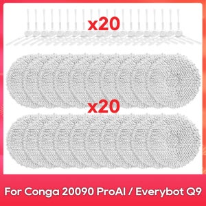 호환 ( Conga 20090 ProAI / 에브리봇 Everybot Q9 / Inic 아이닉 iX30 AI Ultra / Polaris 7790 ) 액세서리, 물걸레, 사이드 브