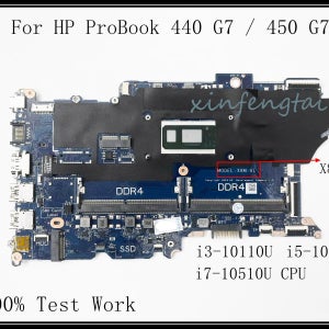 HP ProBook 440 G7 450 G7 노트북 메인보드 DDR4 UMA (i3 i5 i7 10세대 CPU 탑재) DA0X8MMB6D0 100% 테스트 완료