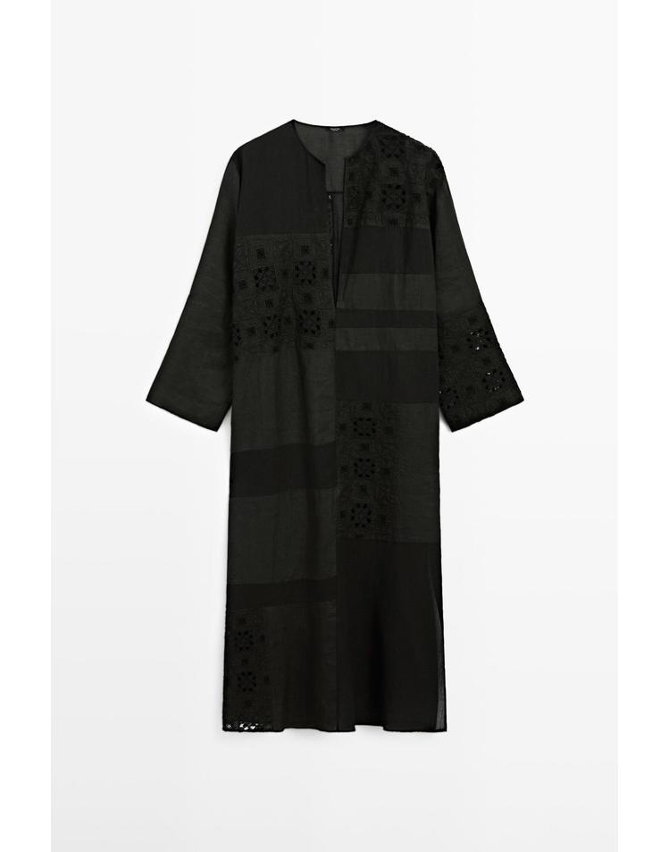 마시모두띠 라미 자수 미디 원피스 6653508