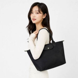 롱샴 르플리아쥬 미듐 올블랙 토트백 LO2304717752 출고 백 토트 그린포인트 L1623919001 1777516 157575686