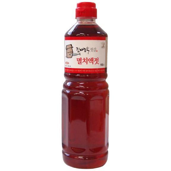 김명수젓갈 명인 김장 필수 3년 숙성 프리미엄 멸치액젓  900ml  1개