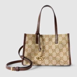 GUCCI 더블 G 참 스몰 토트백