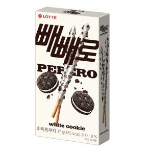 롯데 빼빼로 화이트쿠키 (37G)