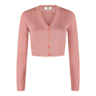 P20823 M Missoni cropped chevron patterned cardigan