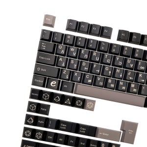 GMK Euler 키캡 클론 142키 블랙 체리 프로파일 염료승화 ISO 엔터 (게이트론 아우테무 TTC 스위치용) 기계식 키보드