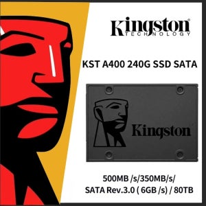 2026 뉴 킹스톤 SSD 내장형 솔리드 스테이트 드라이브 A400 480GB 240/120GB 2.5인치 SSD SATA III HDD 하드 디스크 (노트북 데스크탑 PC용)