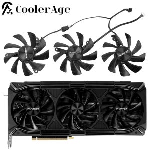 Gainward GeForce GPU 냉각 선풍기 비디오 카드 선풍기, RTX 3070 3080 3090 3080Ti 90mm TH9215B2H-PFC04 RTX3080 RTX30