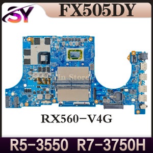 ASUS FX705DY FX505D FX705D FX505DV FX95DY 노트북 마더 보드 (R5-3550 R7-3750H RX560-V4G 포함) 용 FX505DY 노트북 메인