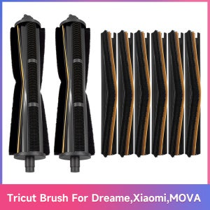 트리컷 브러쉬 스트립 드리미 X30 X40 L40/L10s 울트라 3세대, 샤오미 X20 프로/X20+, 모바 P50 프로/Z50/모바 S70 울트라 롤러 호환