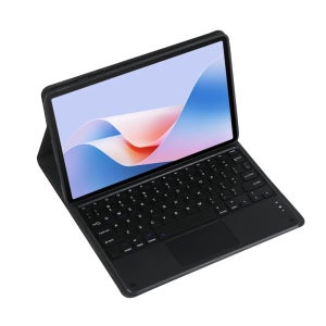 삼성 갤럭시 탭 A SM-P205/P200용 키보드 케이스 자기 무선 블루투스 키보드 커버 및 마우스가 포함된 8인치 태블릿(블랙)