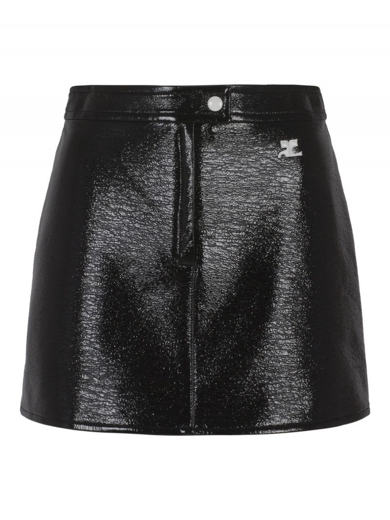 꾸레쥬 Conti COURREGES Iconic vinyl 미니 스커트 PERCJU001VY00149999