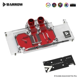 GALAX / GAINWARD RTX 3070 그래픽 카드용 배로우 GPU 워터 블록, 5V ARGB 3핀 마더보드 AURA SYNC