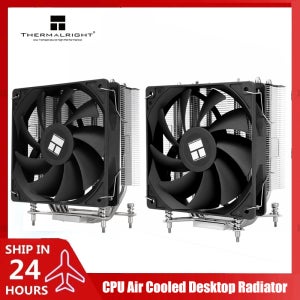 써멀라이트 CPU 공랭 쿨러 4개 구리 히트파이프 데스크탑 라디에이터 255W TDP. LGA1700 /AM5 PWM 타워 쿨링 팬 12cm,AX120 R SE