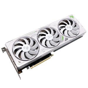 헤이 우공 독립 그래픽 카드, 데스크탑 컴퓨터 게임용, 4070Ti SUPER 스노우 폭스 + 850W 화이트