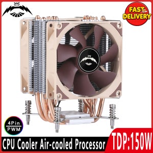 공랭식 쿨러 제온 X99 X79 E5 CPU 팬 2/4/6 히트파이프 라디에이터 4핀/PWM 호환 LGA2011 2066 115x 1200 1700 1851 I5 I7 I9