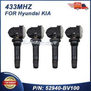 4PCS 433MHZ 자동차 TPMS 타이어 압력 센서 현대 Creta Ioniq 6 기아 EV6 EV9 Niro 52940-BV100 52940-CG100