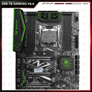 HUANANZHI X99-T8 마더보드 LGA2011-3, Xeon E5 V3/V4 CPU 지원, DDR3 REG ECC RAM, M.2 NVME 및 USB 3.0 인터페이스