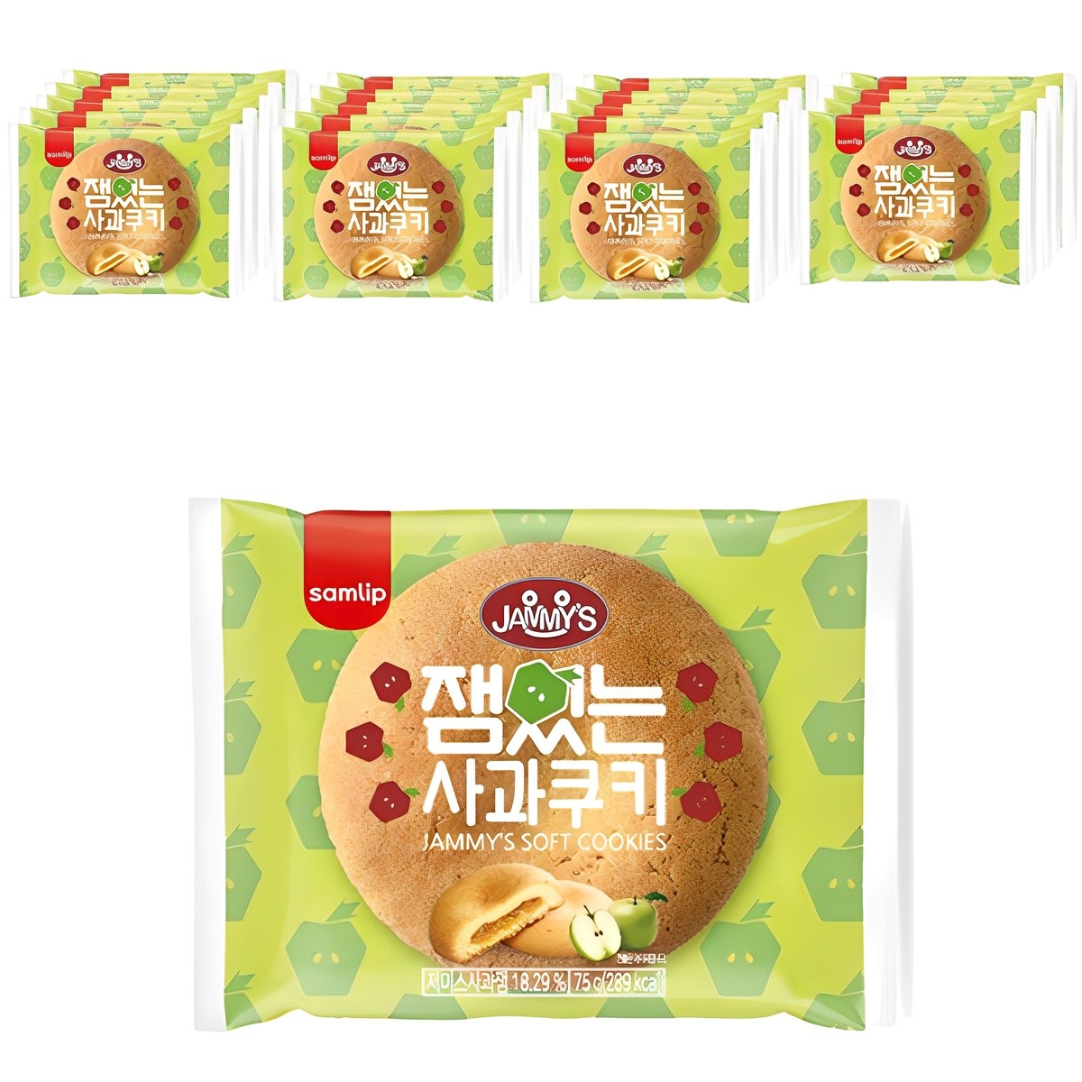 재미스 잼있는 사과쿠키, 75g, 20개 (6,930원) (무료)
