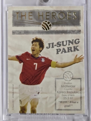 2012 FUTERA 퓨테라 박지성 365장 한정 THE HEROES 대한민국 국가대표 축구 카드 ★