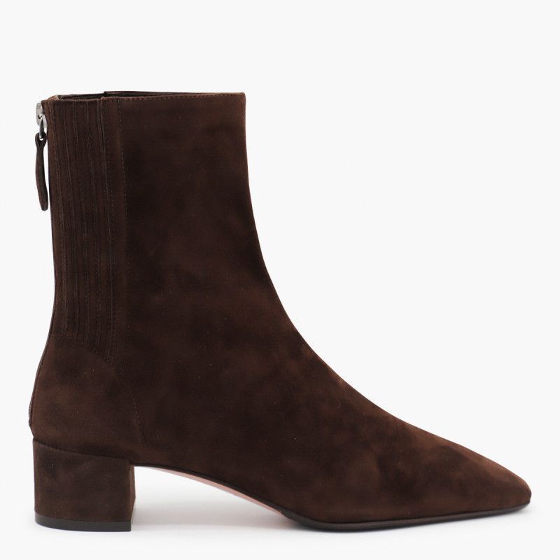 Aquazzura 26FW 다크 브라운 Saint Honore Booties SHOMIDB8SUEESP 157728947