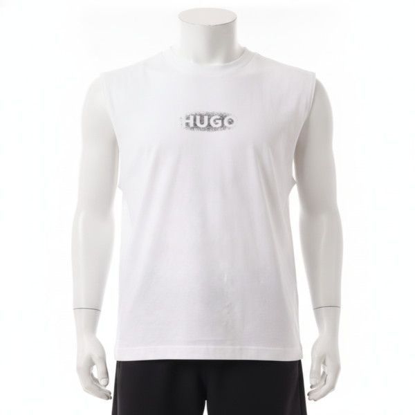 휴고보스 26SS Cotton Jersey Logo Print Tank Top 50555581 102 코튼 저지 로고 프린트 탱크 탑 1046126 835078 157746198