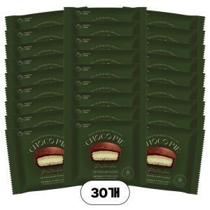 맘스케이크 수제 우리밀 초코파이 피스타치오 30개  30g