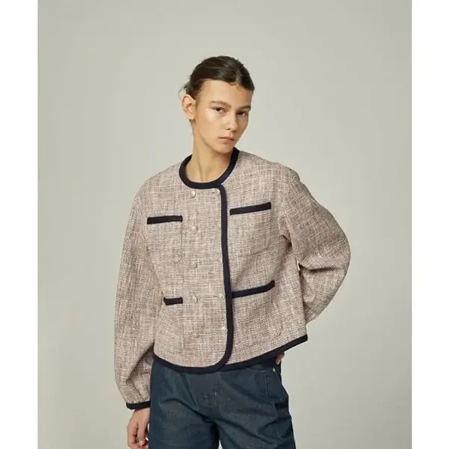 AVA MOLLI TAPING DOUBLE TWEED JK (REDNAVY) 2329953