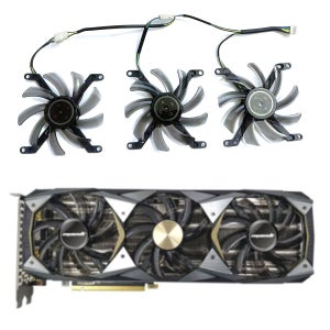 새로운 T 129215 MANLI GeForce RTX2080 2080S 2070S GTX1080TI 그래픽 카드 팬용 SU 4PIN DC 12V 0.5A