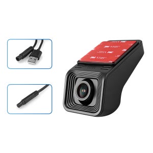 이조네트로닉스 1080P HD USB 전방 블랙박스 안드로이드 시스템용 범용 차량용 DVR (ADAS 기능 탑재, SD 카드 삽입)