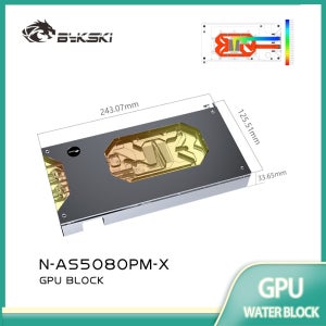 ASUS PRIME RTX5080 / RTX5070TI O16G 그래픽 카드용 Bykski GPU 블록 PC 수냉식 구리 라디에이터 풀 커버 N-AS5080PM-X