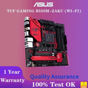ASUS TUF GAMING B550M-ZAKU (WI-FI) 마더보드 소켓 AM4 CPU DDR4 4600(O.C) MHz 메모리 칩셋 B550 mATX 메인보드