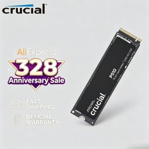크루셜 P510 PCIe 5.0 Gen5 NVMe M.2 2280 SSD 1TB 2TB 노트북 데스크탑 게이밍 PC용 내장형 솔리드 스테이트 드라이브 하드 디스크