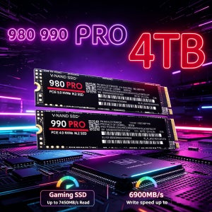 M.2 980 990PRO NVME 프로토콜 내장형 솔리드 스테이트 드라이브 확장 4TB 2TB 1TB 고속 전송