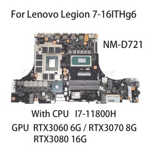 Lenovo Legend 7-16ITHg6 NM-D721 CPU I7-11800H GPU RTX3060 6G / RTX3070 8G / RTX3080 16G 5B21D66673 용