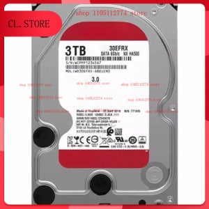 웨스턴 디지털 NASware 3TB용 호환 WD30EFRX 5400RPM SATA 3.5인치 내부 HDD