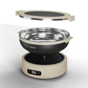 1.2L 전기 접이식 요리 냄비 휴대용 멀티쿠커 스테인리스 스틸 휴대용 분리형 500W 다기능 밥솥 그릇 포함