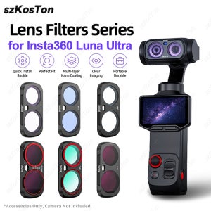 Insta360 Luna 용 렌즈 필터 키트 Ultra CPL UV ND16 블랙 미스트 라이트 오염 방지 렌즈 필터 짐벌 카메라 액세서리