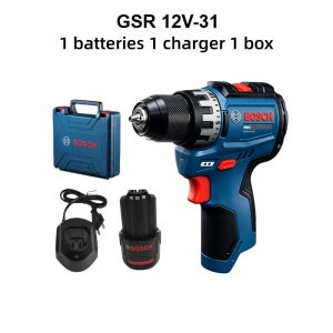 보쉬 프로페셔널 GSR 12V-31 무선 드릴 12V 전기 스크루드라이버 토크 컴팩트 미니 전동 공구 (목재, 금속 드릴링용)